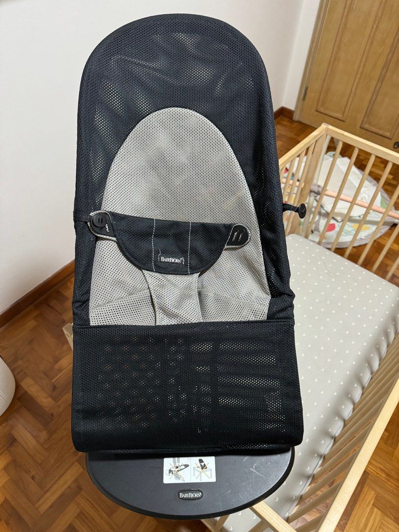 Baby Bjorn Bouncer Black Mesh, Babies & Kids, Baby Nursery & Kids
