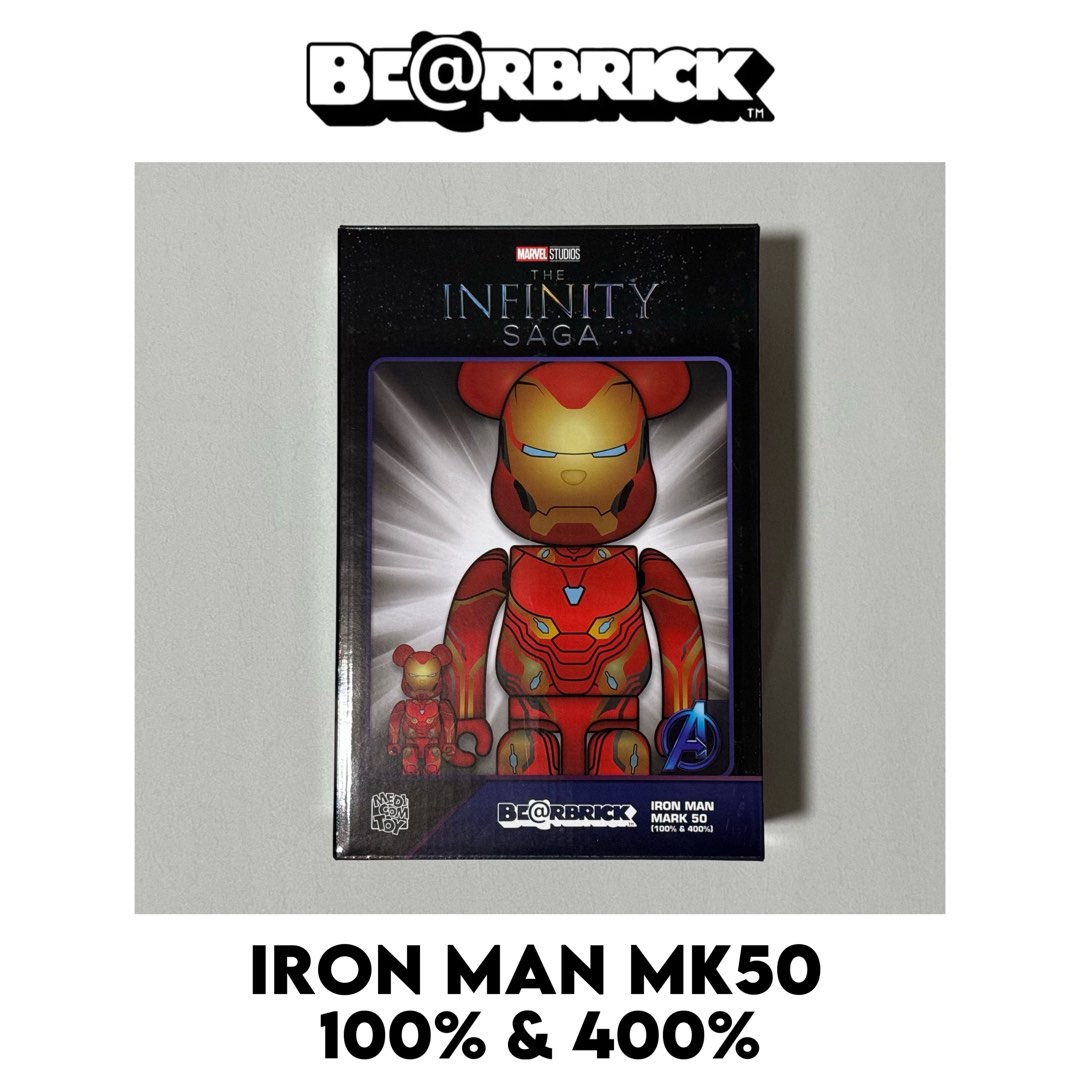 京都にて購入 BE@RBRICK IRON MAN MARK 50 100% u0026 400% | www ...