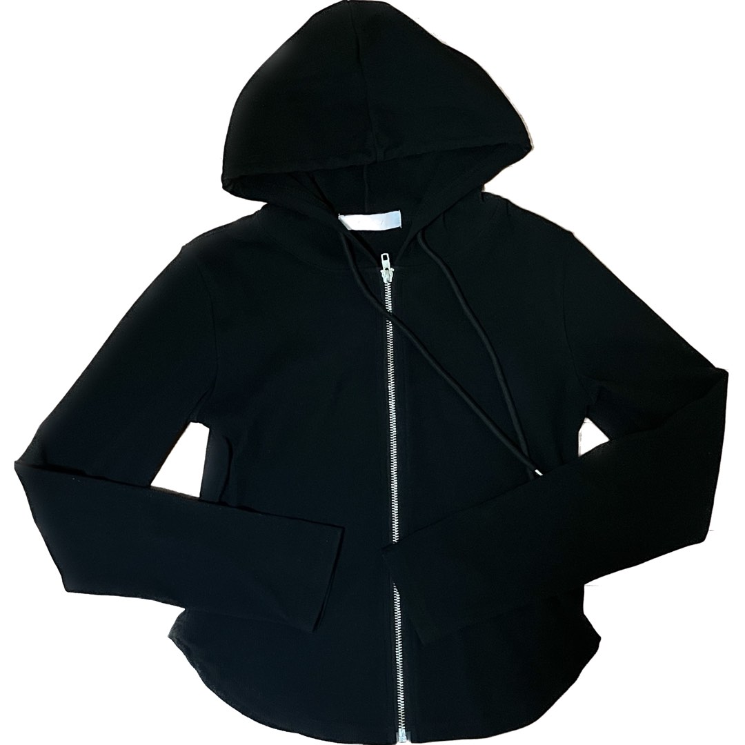 Tight black hoodie new arrivals
