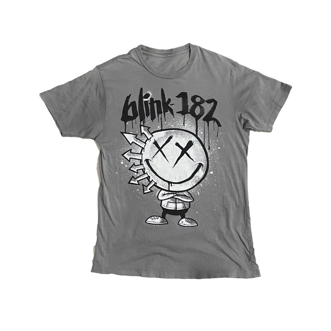T-Shirt Homme CID Blink 182 Big Smile - 100% Coton Licence Officielle