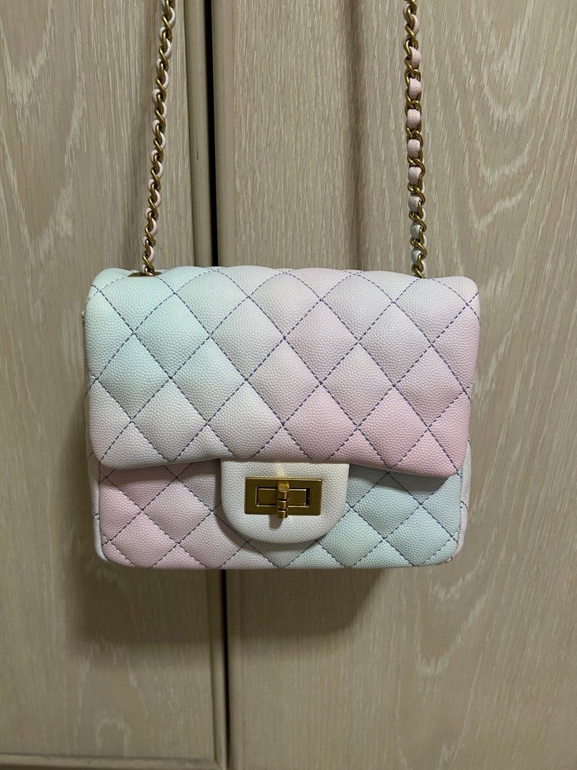Rainbow leather bag online