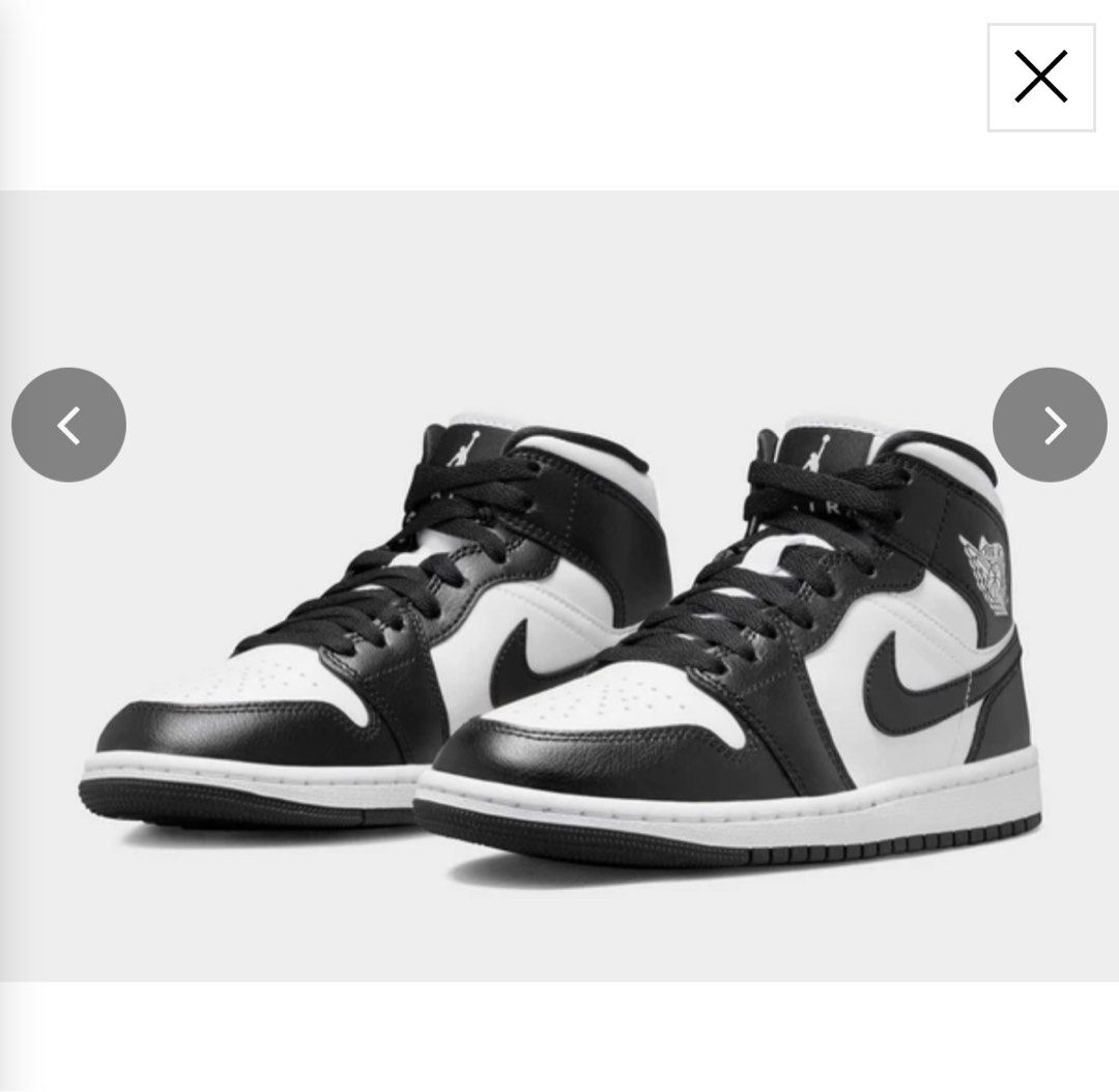 wmns air jordan 1 high og panda
