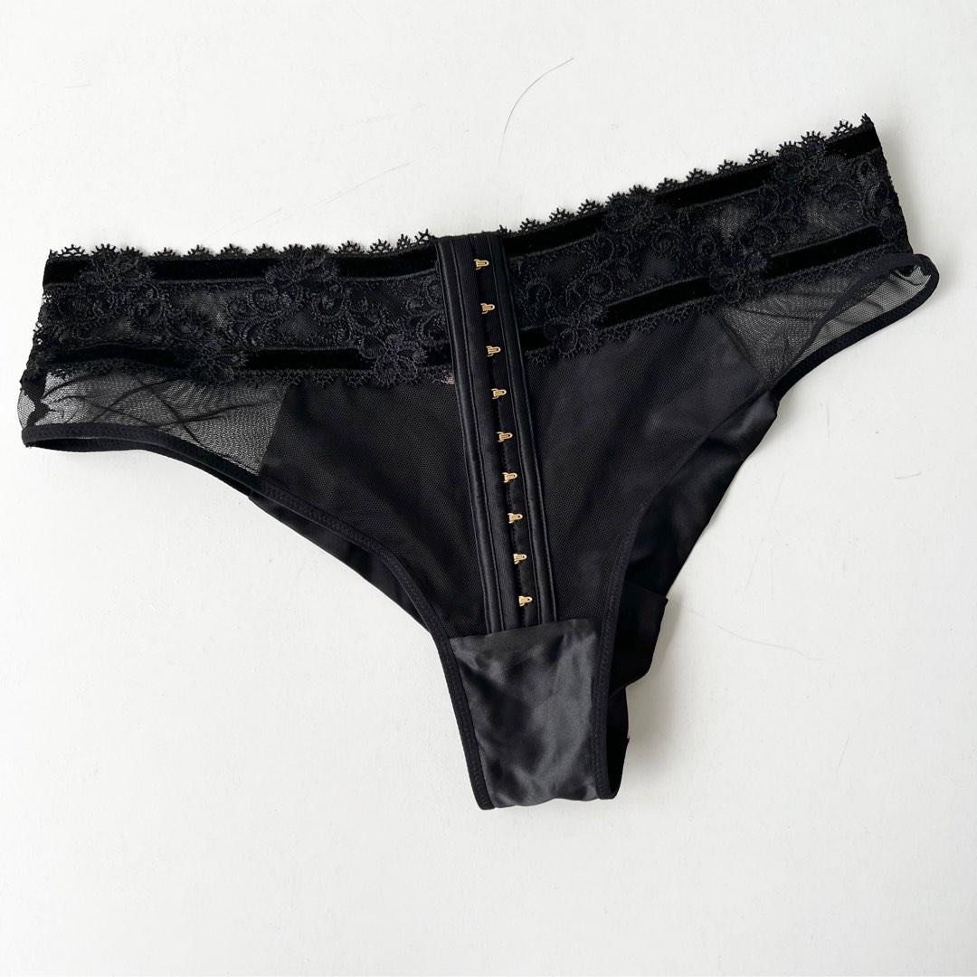 Victoria's Secret Black See-Through Panty, Women's Fashion, New  Undergarments & Loungewear on Carousell