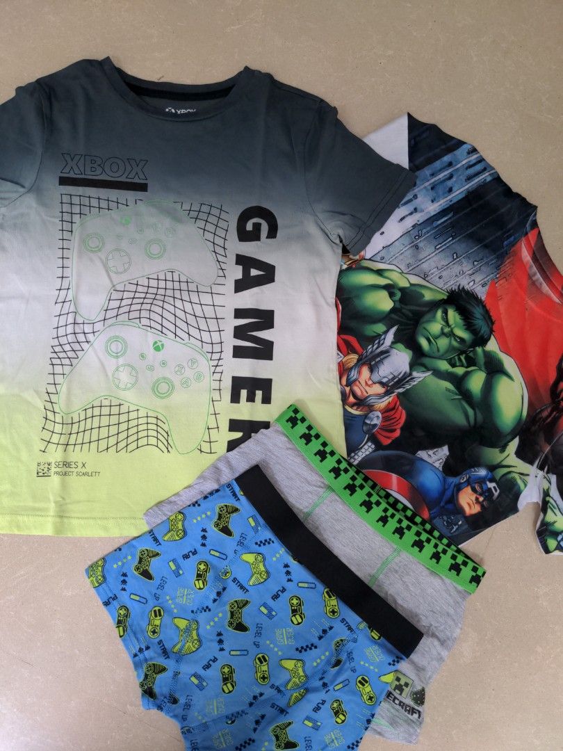 Marvel boys clothes shop