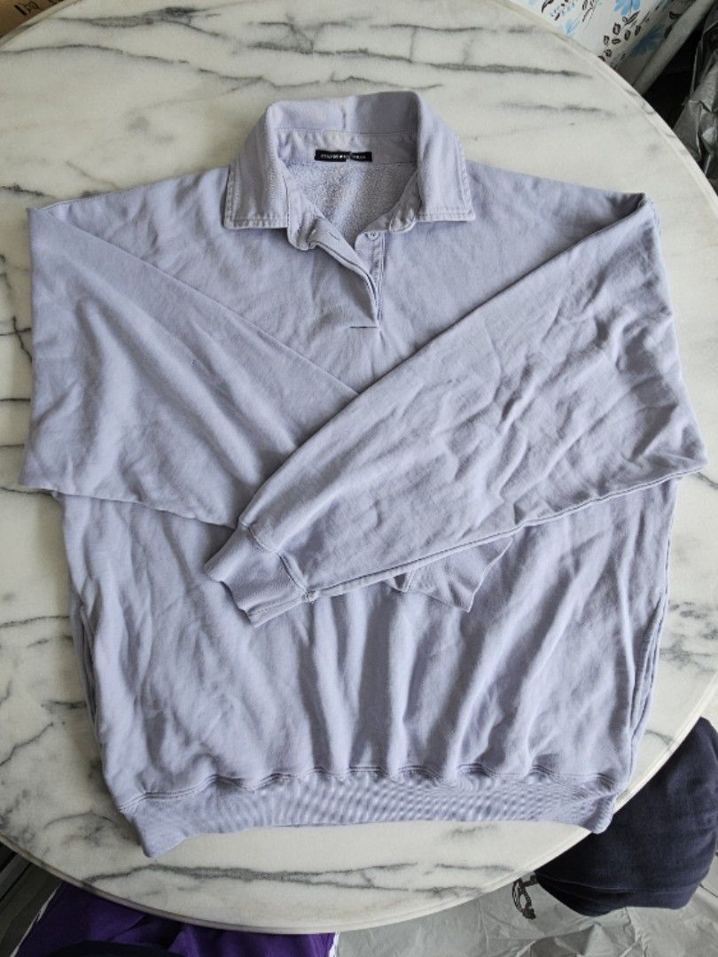 Brandy Melville John Galt periwinkle blue archer sweatshirt