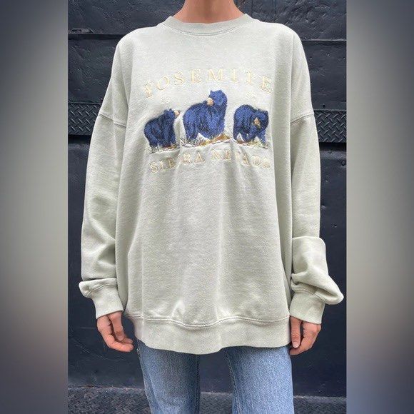 Brandy melville shop bear sweatshirt