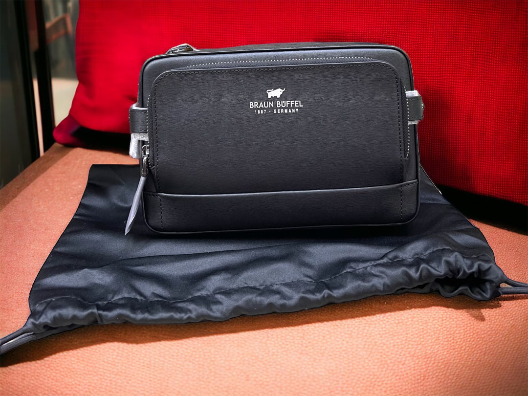 Braun buffel shop clutch bag