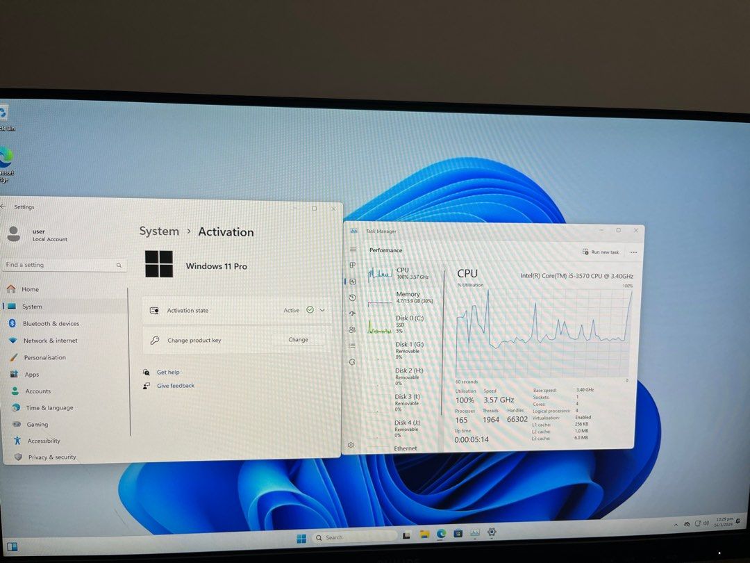 I5 3570 gtx 960 4gb top