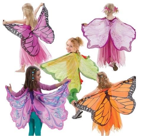 Childrens butterfly wings costume top