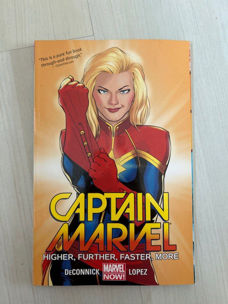 Captain Marvel Vol 1 Higher, Further, Faster, More (Category: Comics & Manga) located in Muntinlupa City. Submitted by tals418 (Listing ID 1279816976, Image 1). Description: .