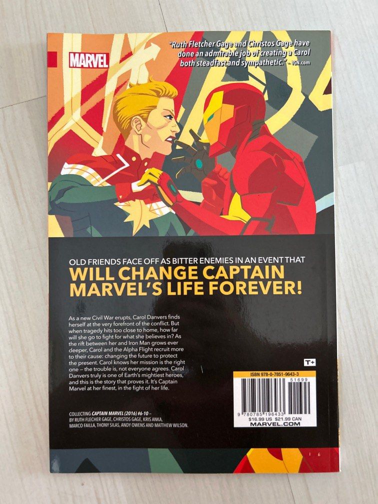 Captain Marvel Vol 2 Civil War II (Category: Comics & Manga) located in Muntinlupa City. Submitted by tals418 (Listing ID 1279816689, Image 2). Description: .
