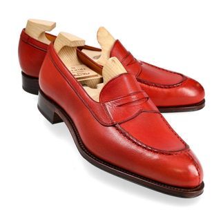 Carmina Loafers in Red Rusticalf