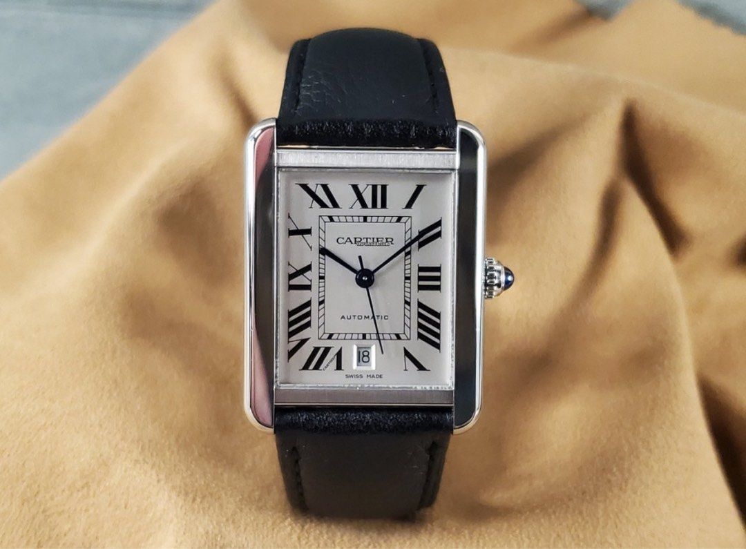 Cartier Tank Solo Automatic with Date XL size Cartier Online Warranty 2027