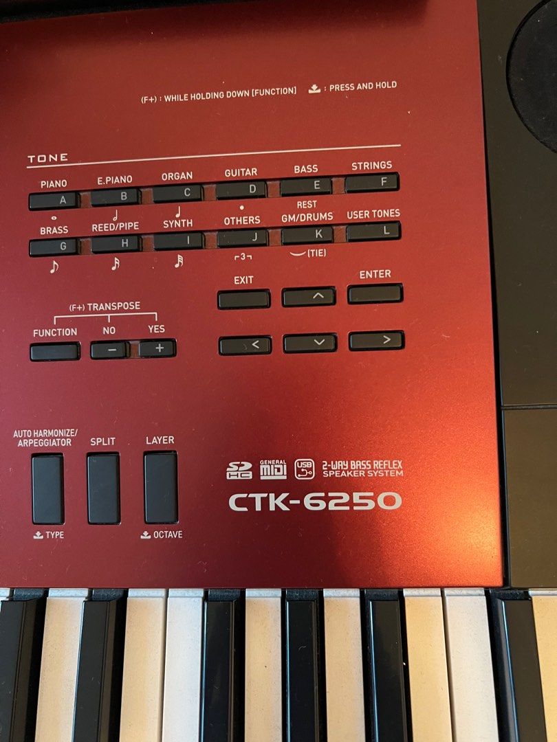 Organ casio deals ctk 6250