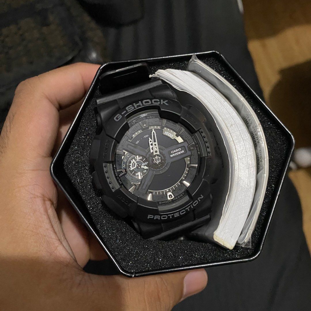 Casio G shock GA 110 Matte Black Men s Fashion Watches