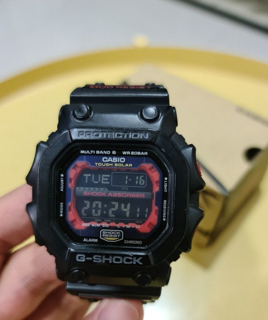 G shock petak king merah on sale