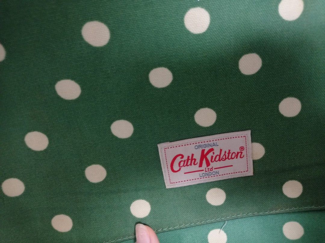 Cath kidston green hotsell polka dot bag