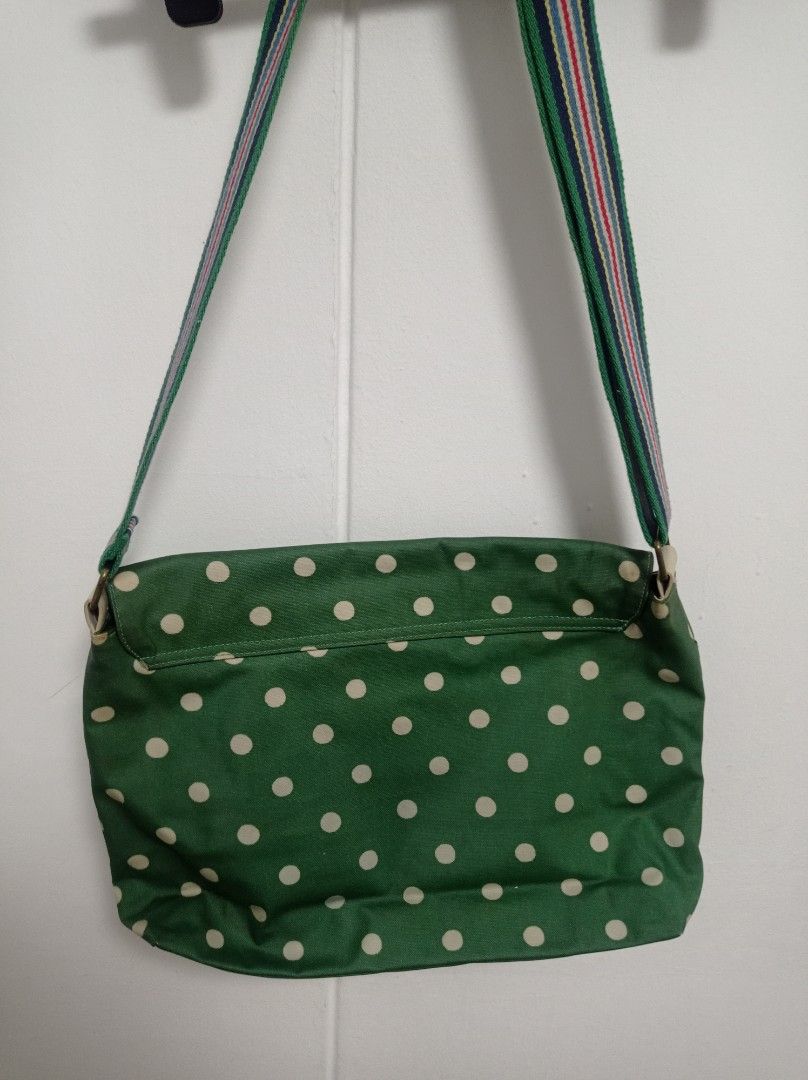 Cath kidston green new arrivals polka dot bag