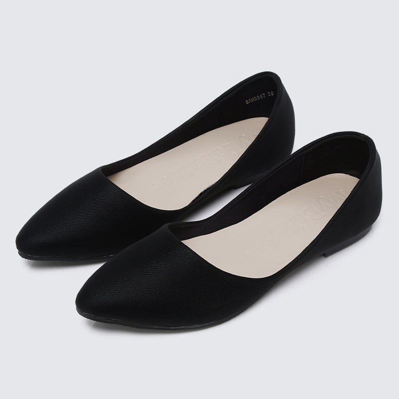 Cece Comfy Ballerina In Black Women s Fashion Footwear Flats on