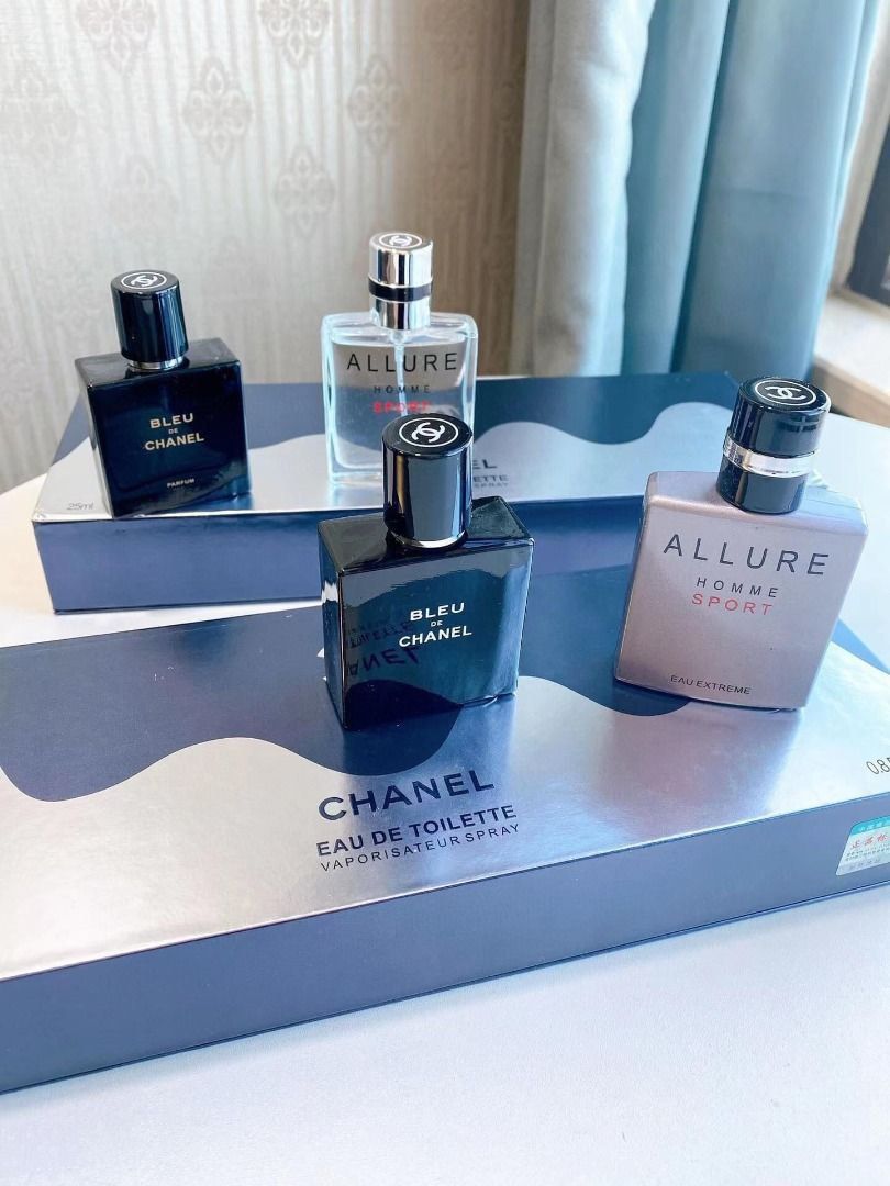 CHANEL 男士香水四件套25ml*4, 美容＆個人護理, 男士美容＆ 護理