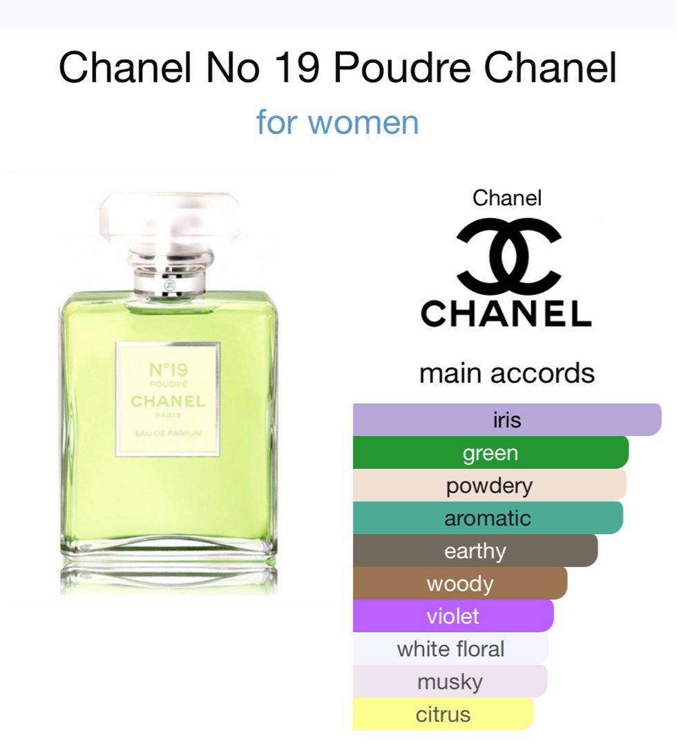100ml Chanel No.19 Poudre Eau de Parfum Authentic Beauty