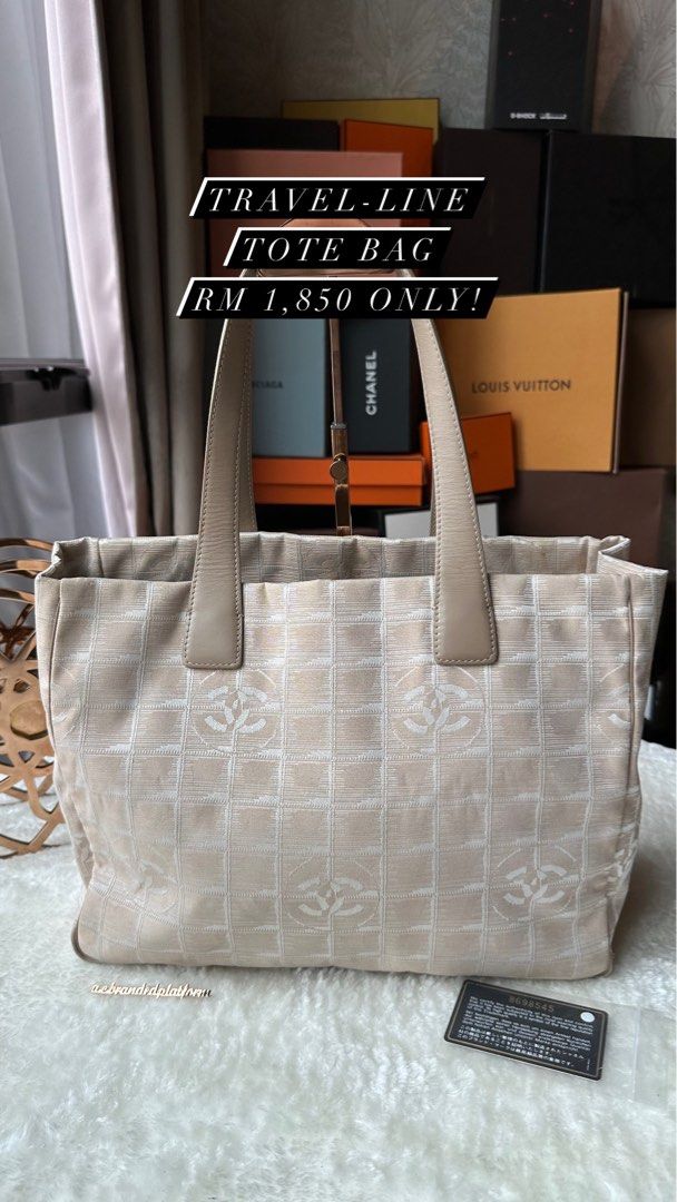 Chanel travel line tote on sale