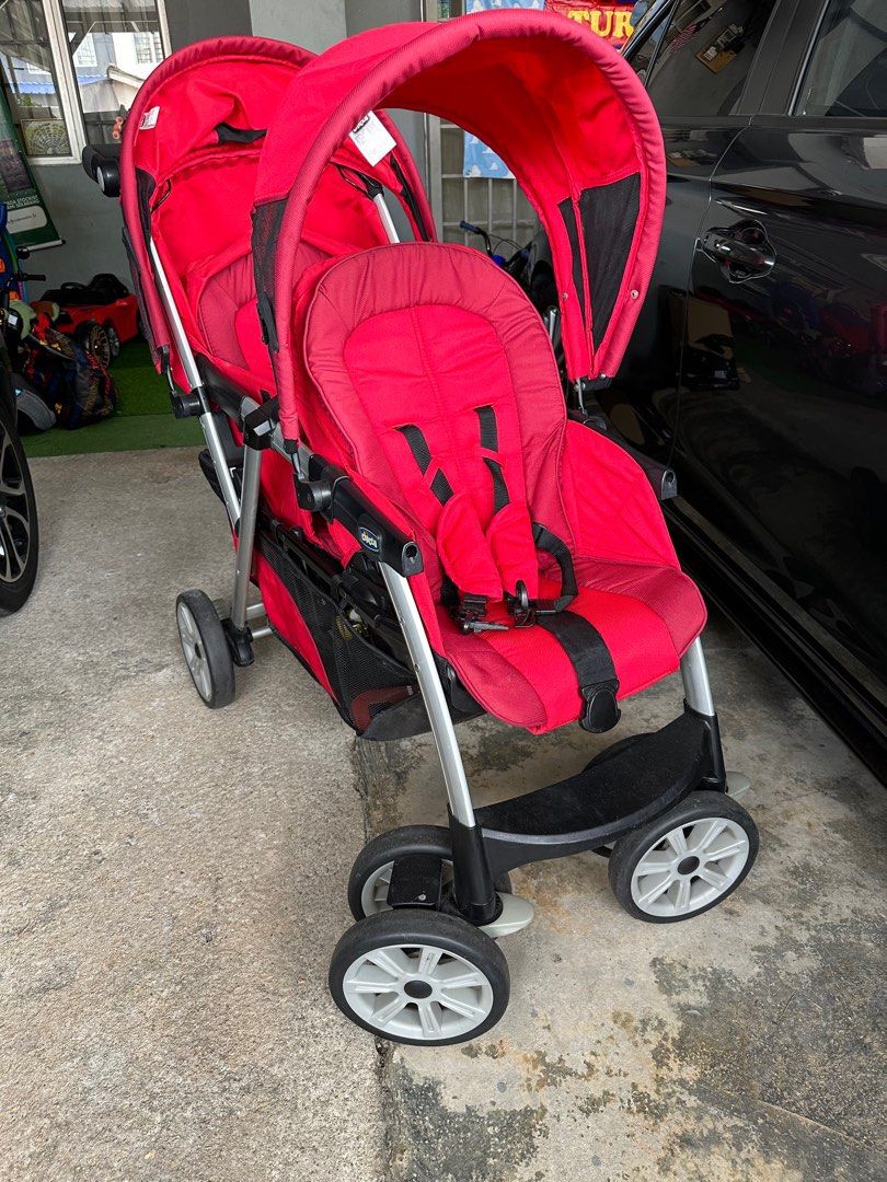Chicco Cortina Together double stroller Babies Kids Going Out