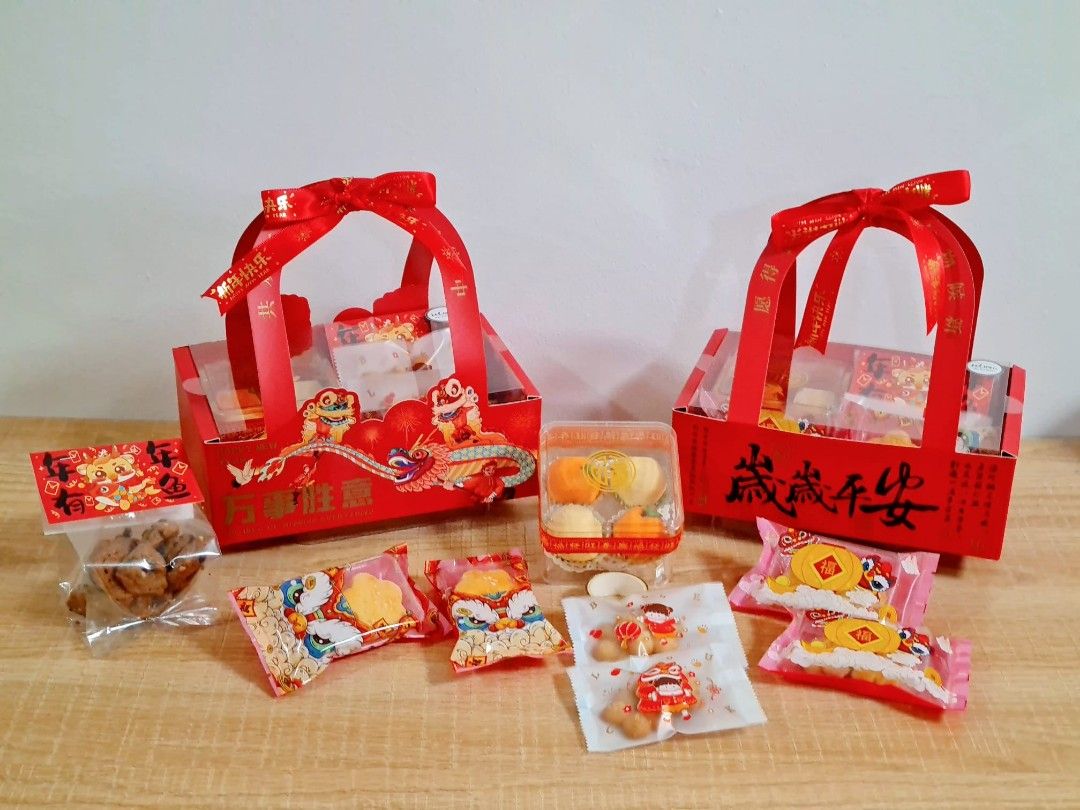 Chinese New Year Cookies Gift Set Food Drinks Homemade Bakes On Carousell Chinese New Year Cookies Gift Set Food Drinks Homemade Bakes On Carousell