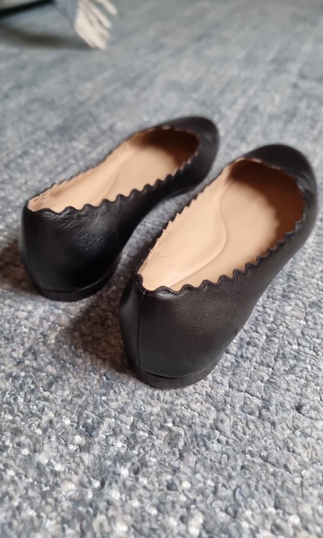 Chloe scalloped sale flats