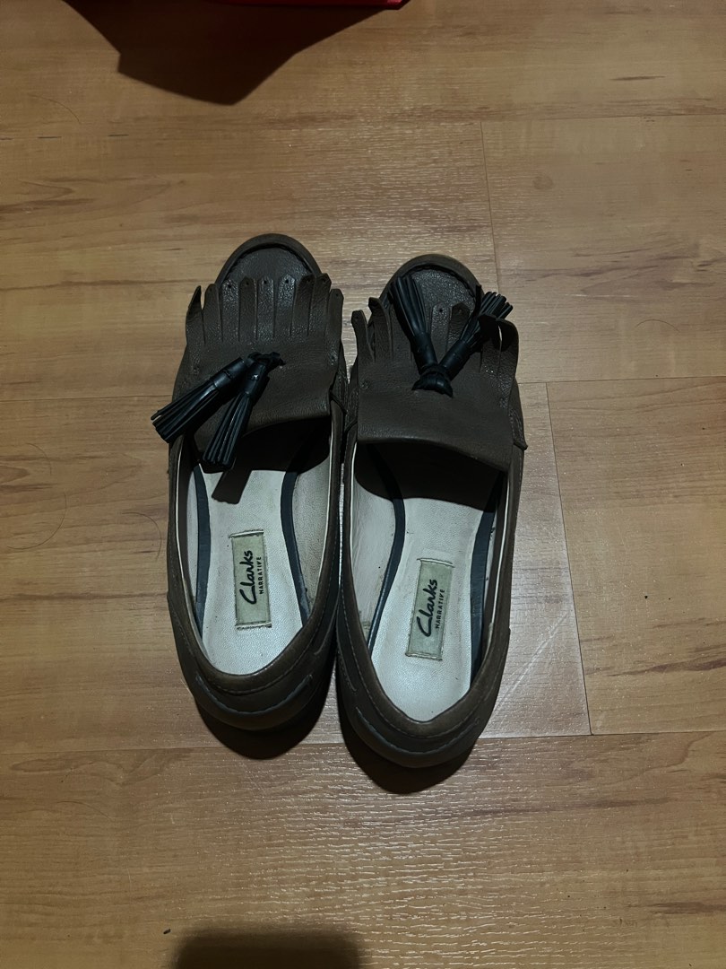 Clarks narrative loafers outlet