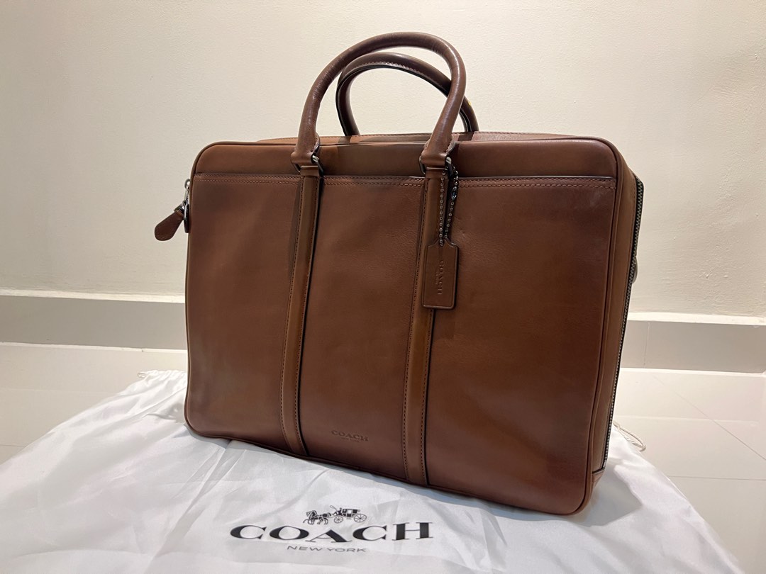 Coach Metropolitan Briefcase, Men's Fashion, Bags, Briefcases on Carousell
