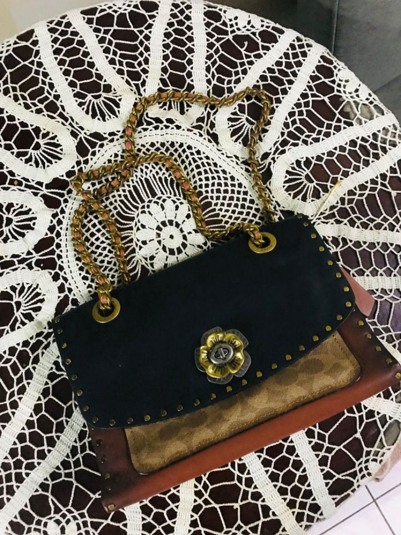 Coach discount parker snakeskin