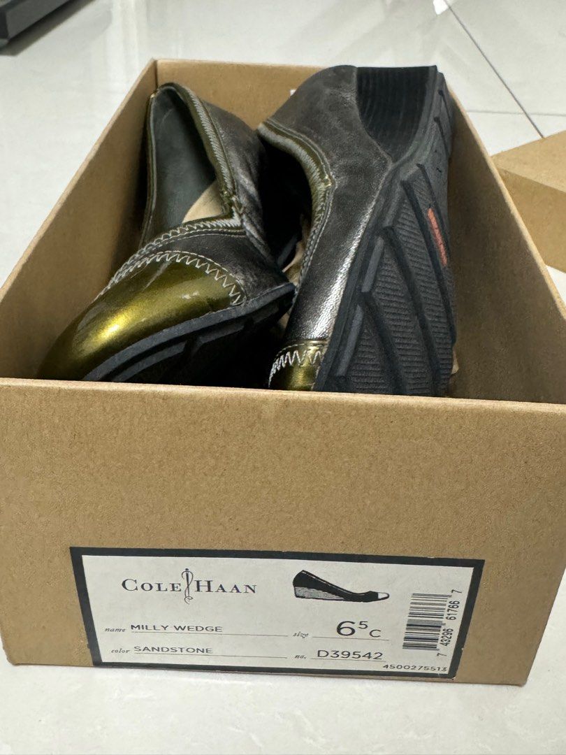 COLE HAAN Milly Wedge Nike Air Soles, Women's Fashion, Footwear, Heels