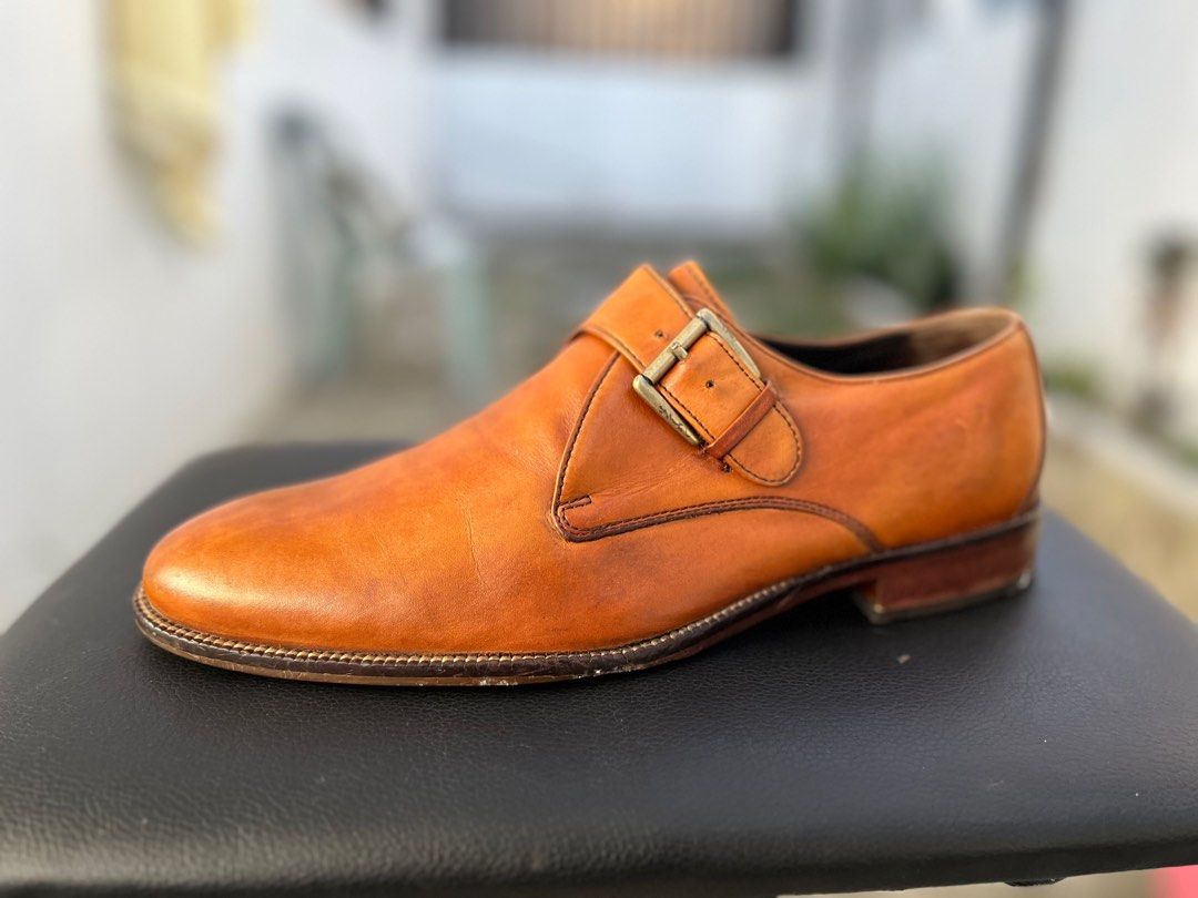 Cole Haan Single Monk Strap Mens Fashion Footwear Dress Shoes On Carousell 1166