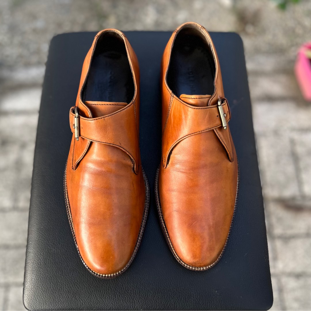 Cole haan clearance single monk strap