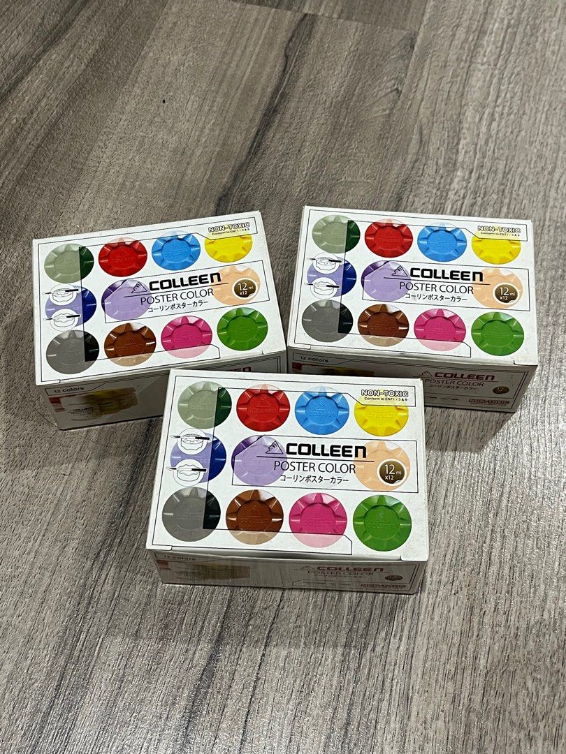 Colleen Poster Colors 12ml 12 Colors