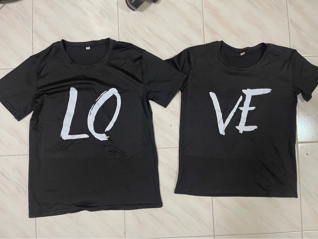 Love t shirt for couples 2025