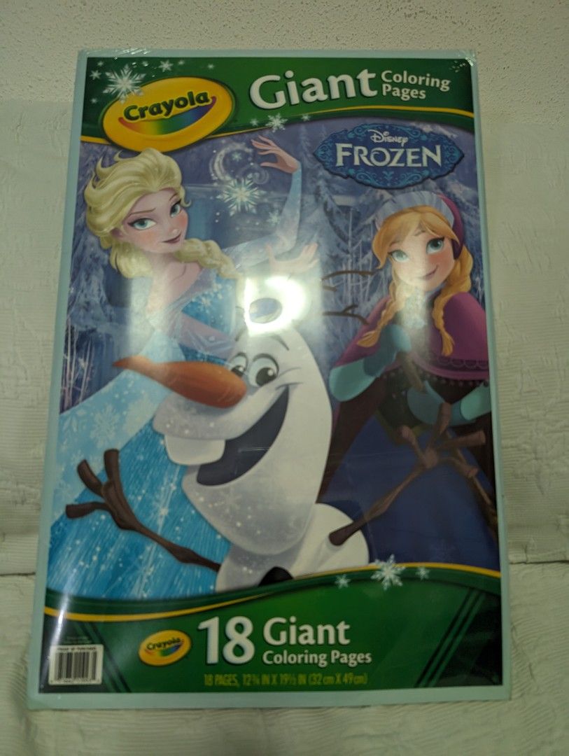 Crayola Frozen Giant Colouring Pages, Hobbies & Toys, Stationery ...
