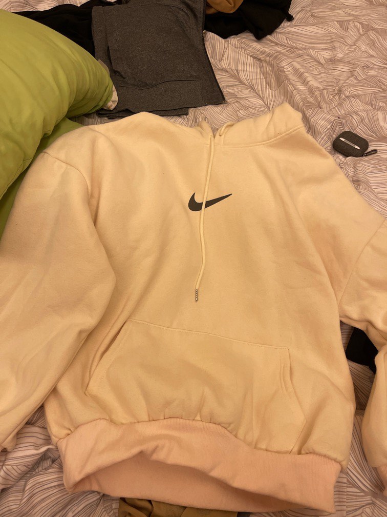 Cream nike hoodie clearance