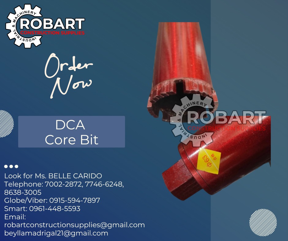 DCA Core Bit, Commercial & Industrial, Construction Tools & Equipment ...