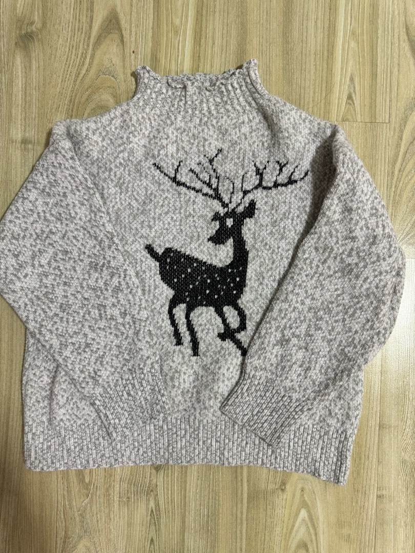 Deer Sweater woman Women s Fashion Coats Jackets and Outerwear