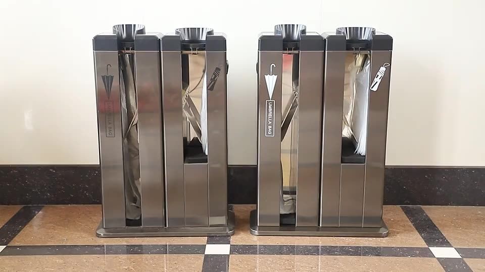 double wet umbrella wrapping machine automatic wet umbrella bagging