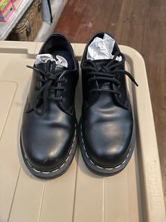 Dr. Martens 1461 black with white stitching