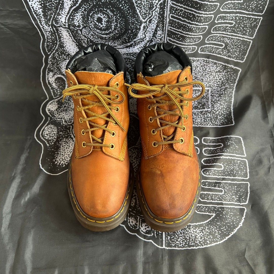 Dr martens 939 on sale crazy horse orange