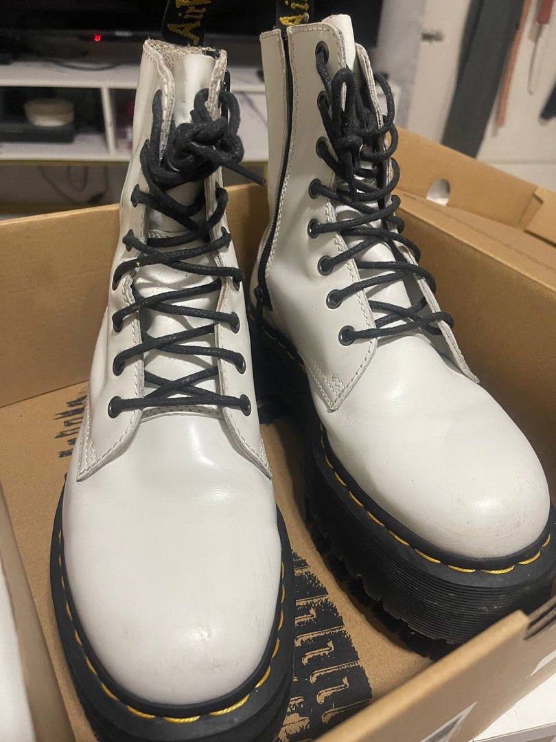 White doc discount martens jadon