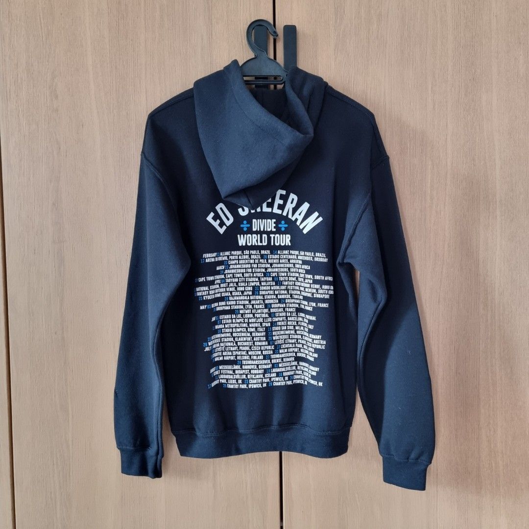 Ed Sheeran Divide World Tour 2019 Official Hoodie Men s Fashion Tops Sets Hoodies on Carousell