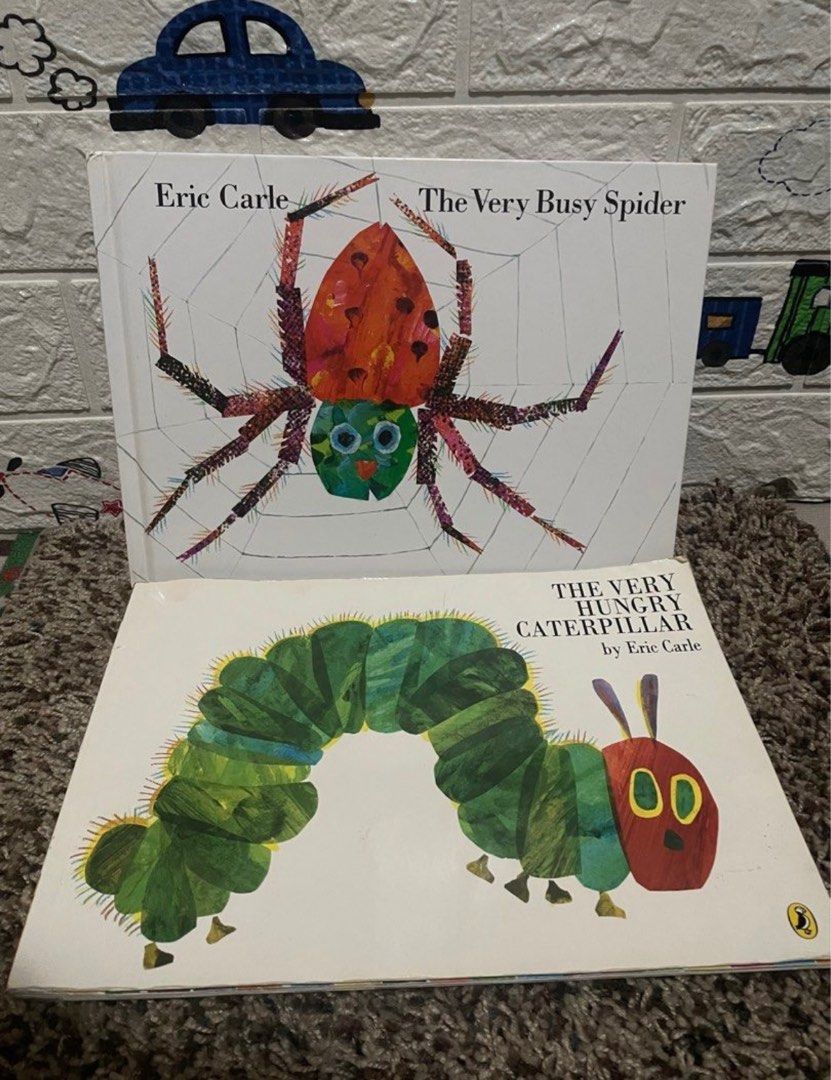 Eric Carle: The very busy Spider (big book) & Free book - very hungry ...