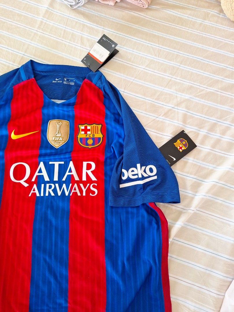 Authentic FC Barcelona Limited Edition Football Jersey, Men's Fashion