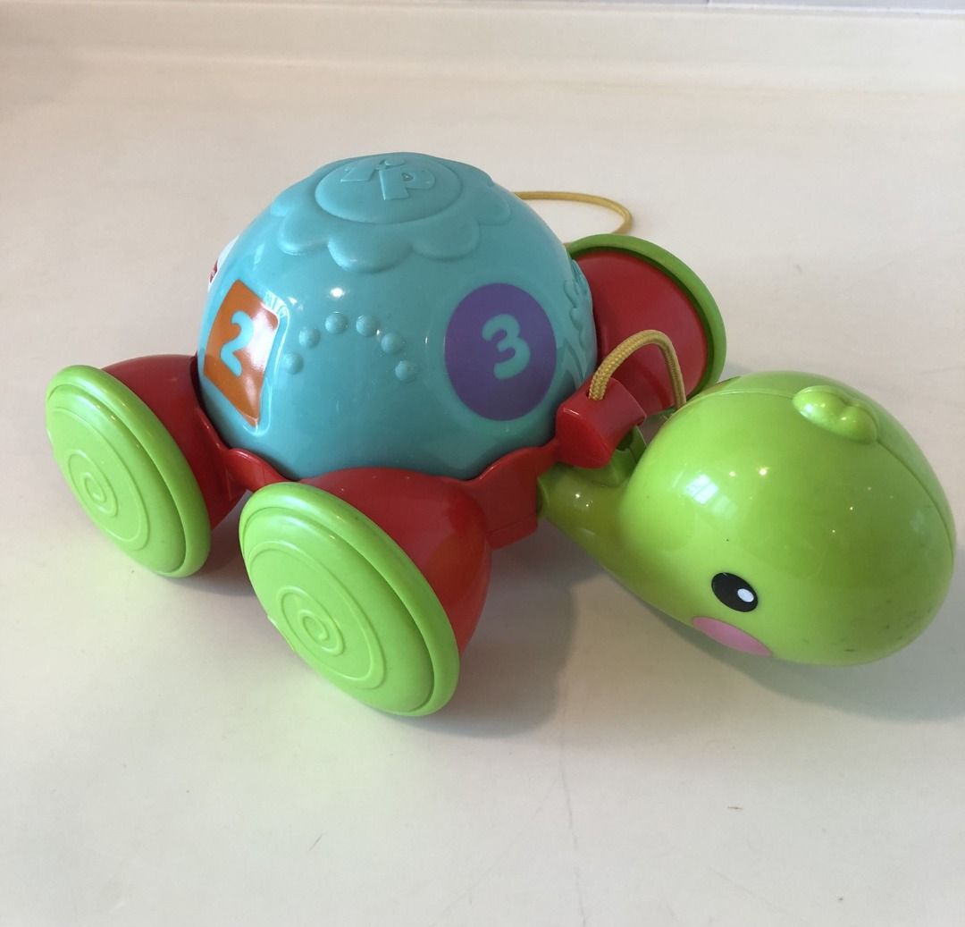 Fisher price pull along turtle online