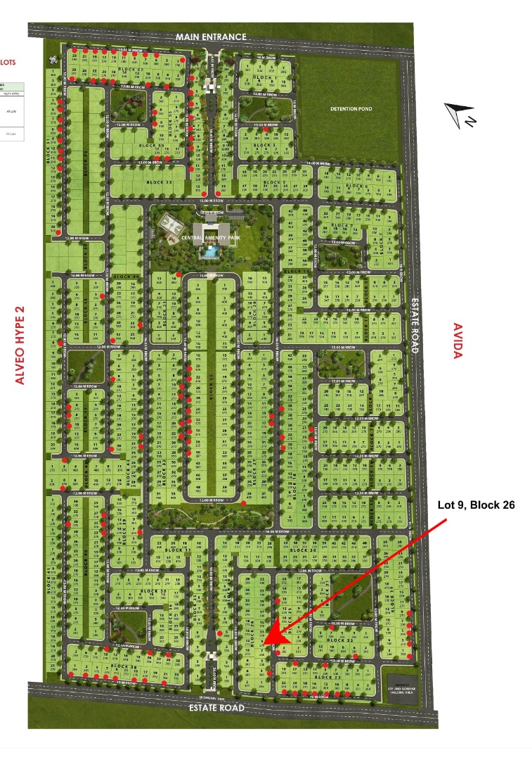 FOR SALE 270 sqm Residential Lot in The Greenways at Alviera, Porac